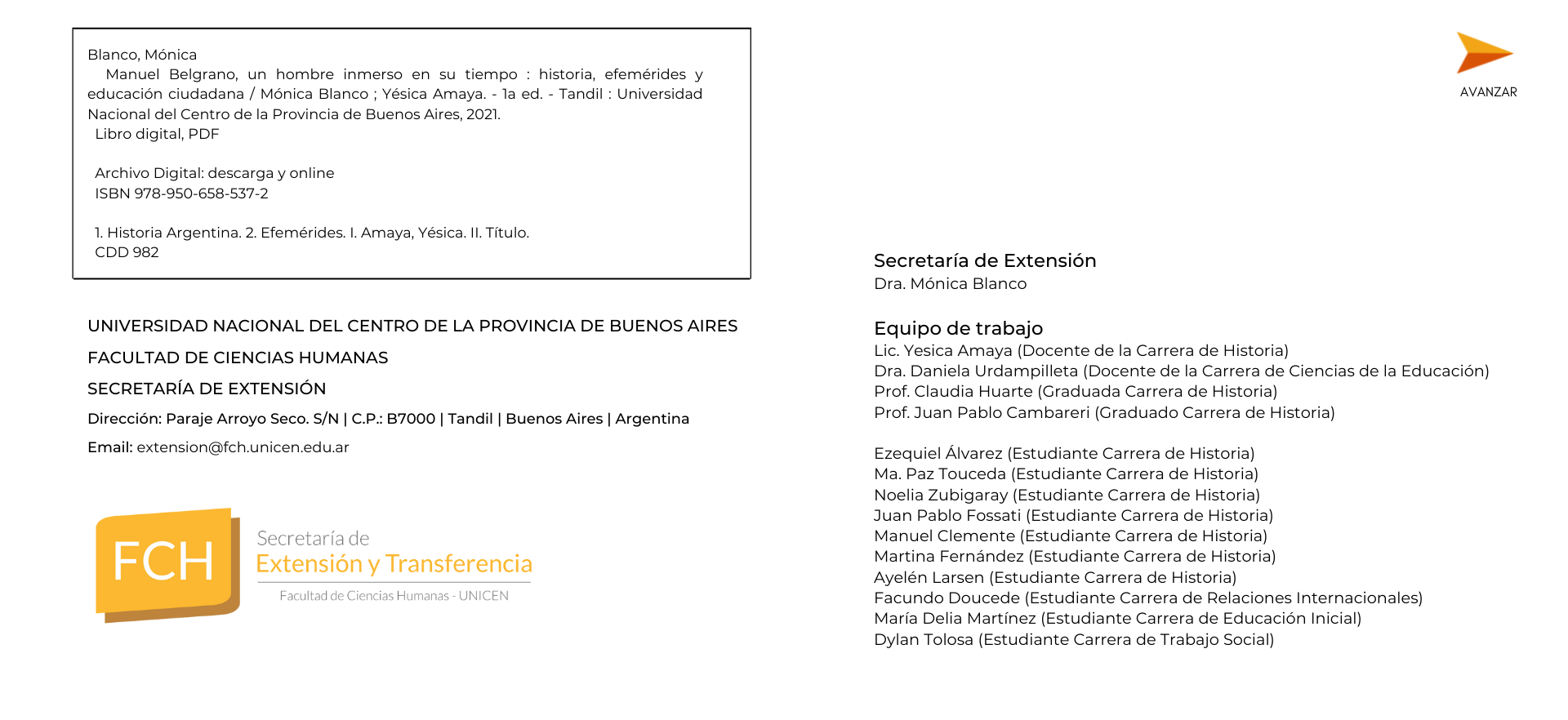 Isbn + Equipo de Trabajo