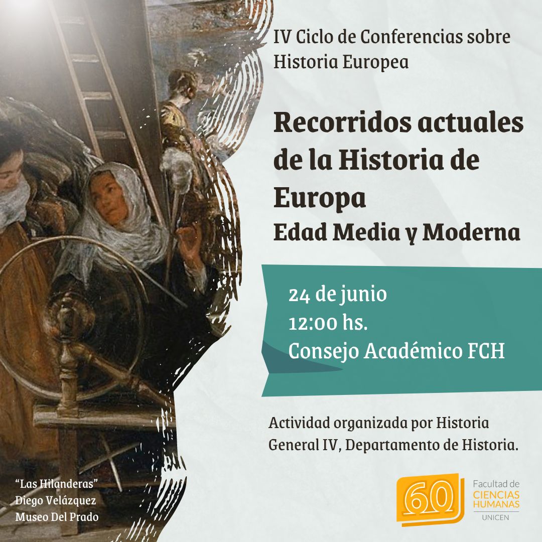 Lee más sobre el artículo IV Ciclo de Conferencias: Recorridos actuales de la Historia de Europa (Edad Media y Moderna)