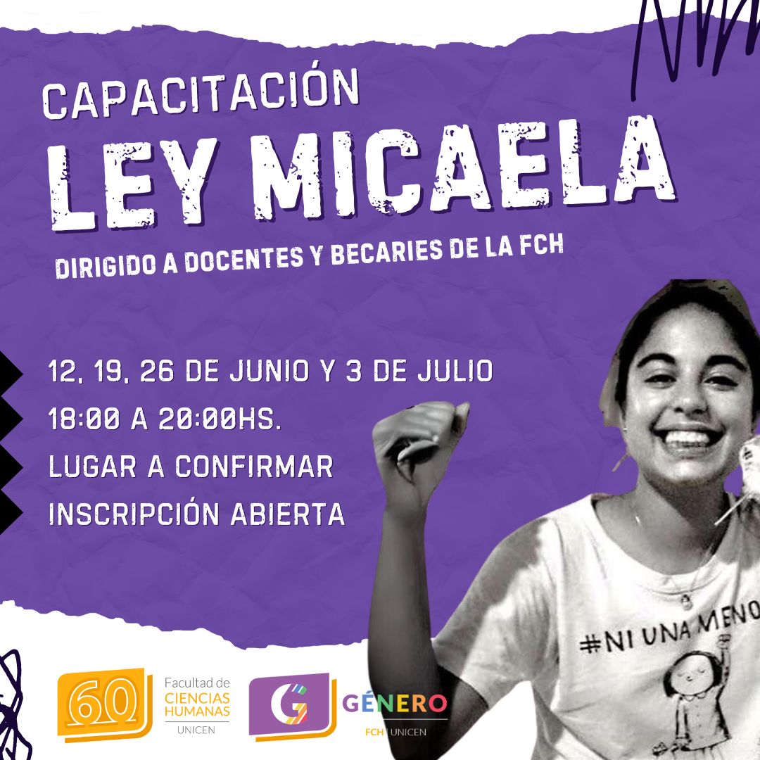 Lee más sobre el artículo Capacitación Ley Micaela, dirigida a docentes y becaries