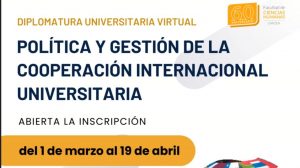 Lee más sobre el artículo Abre inscripción de Diplomatura en Cooperación Internacional