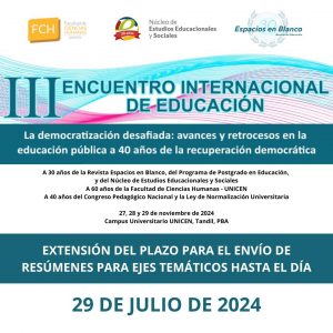 Lee más sobre el artículo III Encuentro Internacional de Educación