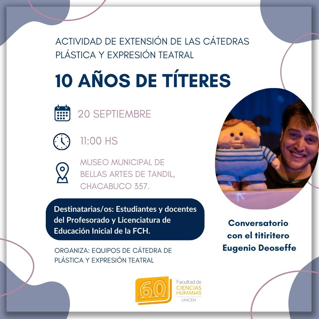 Lee más sobre el artículo Muestra “10 años de títeres”