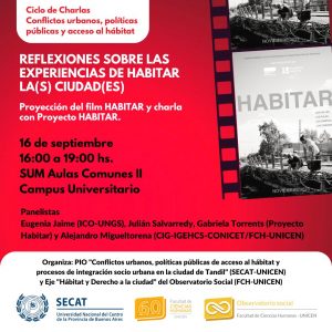 Lee más sobre el artículo Proyección del film “Habitar”