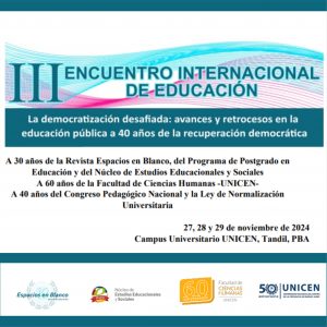 Lee más sobre el artículo III Encuentro Internacional de Educación