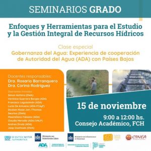 Lee más sobre el artículo Enfoques y Herramientas para el Estudio y la Gestión Integral de Recursos Hídircos