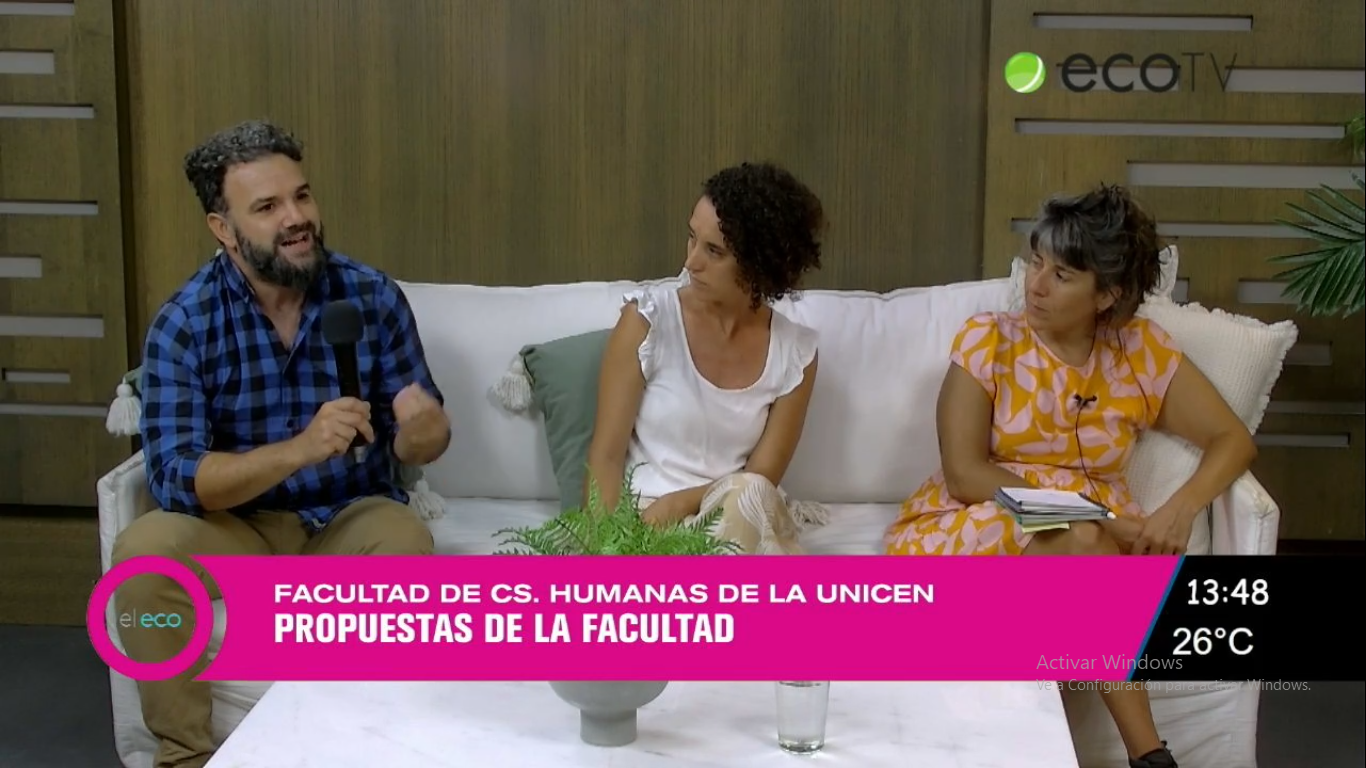 Lee más sobre el artículo Integrantes de la FCH, María Elena Bustos, Inés Rosso y Rubén Donalisio anuncian el inicio del curso de ingreso.