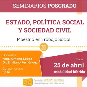 Lee más sobre el artículo Seminario de Posgrado, Maestría en Trabajo Social