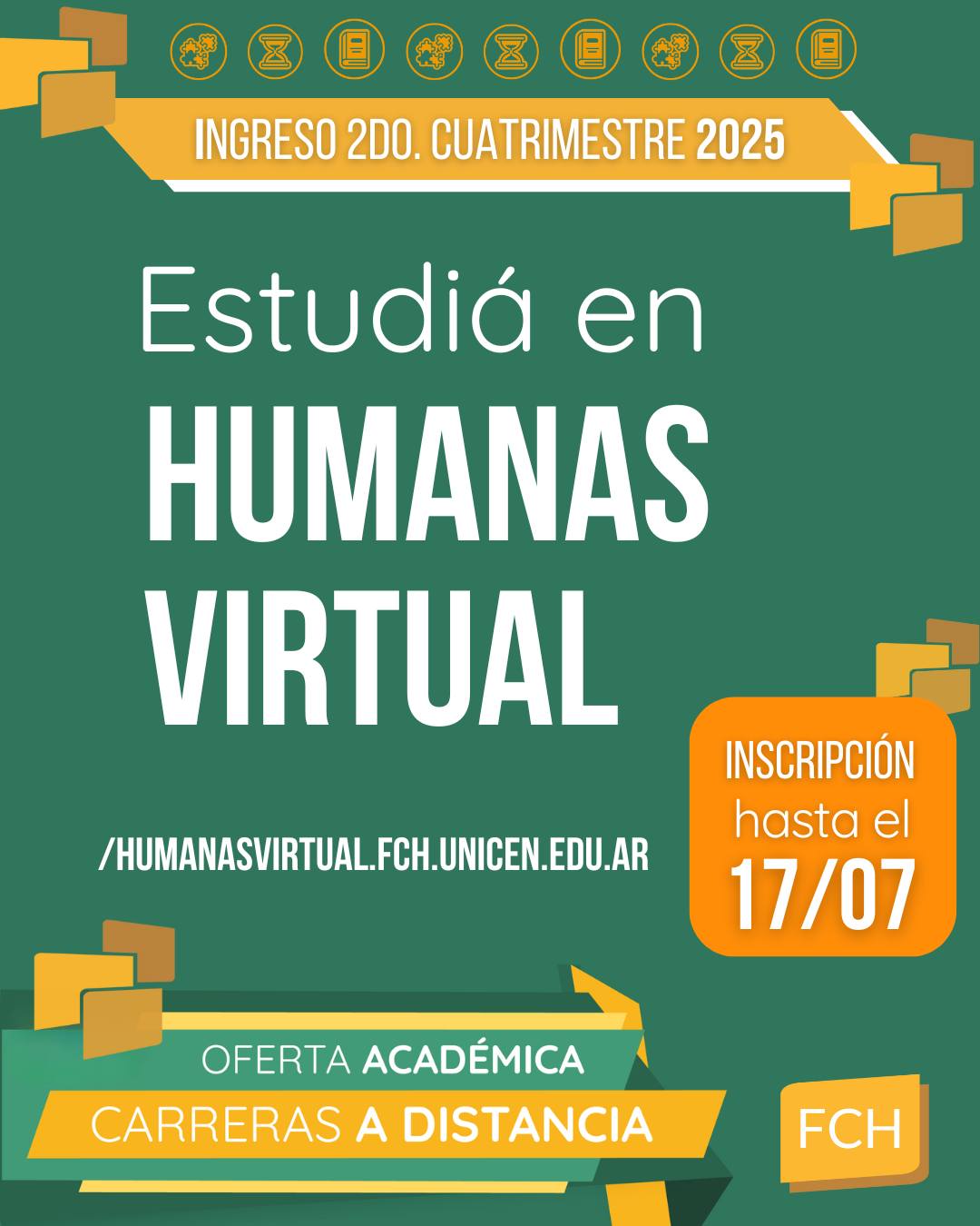Lee más sobre el artículo Estudiá desde tu casa. Inscripciones abiertas en Humanas Virtual