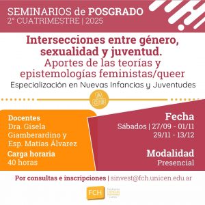 Lee más sobre el artículo Especialización en Nuevas Infancias y Juventudes