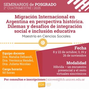 Lee más sobre el artículo Maestría Ciencias Sociales