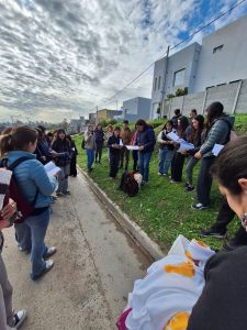 Lee más sobre el artículo Relevamiento comunitario en Villa Cordobita: avance del proyecto de gestión de efluentes domiciliarios