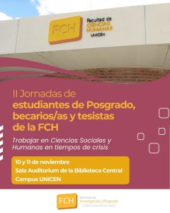 Lee más sobre el artículo II Jornadas de Estudiantes de Posgrado, Becarixs y Tesistas