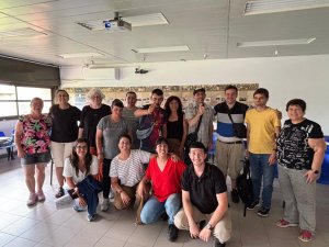 Participantes del taller de atención al público organizado por Práctica Profesional de Turismo