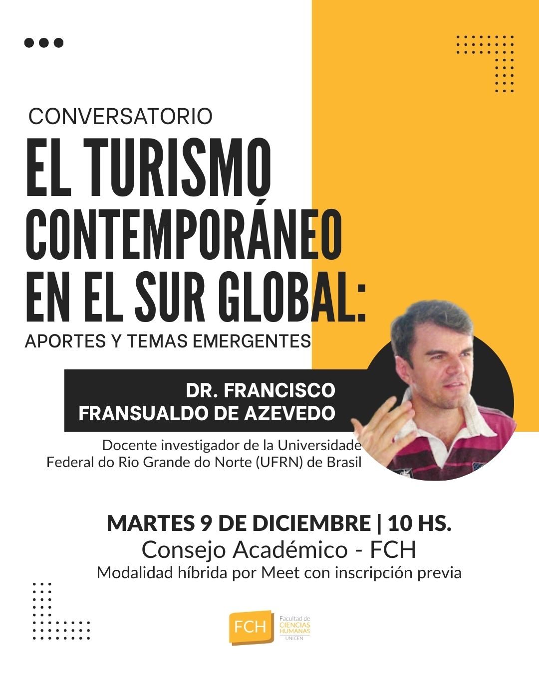 En este momento estás viendo Conversatorio : El Turismo contemporáneo en el Sur Global