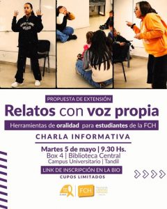 Relatos con voz propia