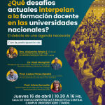 Jornada de la Secretaría Académica de la FCH-UNICEN sobre desafíos de la formación docente en universidades nacionales