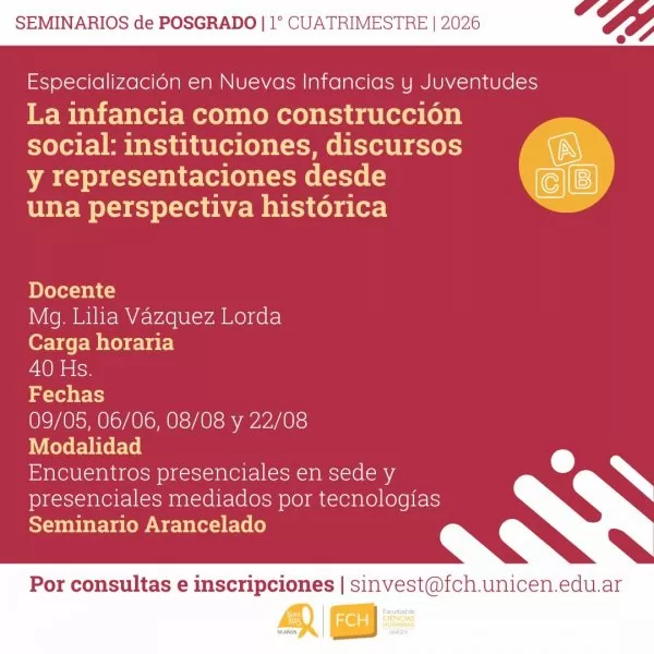 La infancia como construcción social: instituciones, discursos y representaciones desde una perspectiva histórica