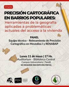 Lee más sobre el artículo Charla:  Precisión Cartográfica en Barrios Populares