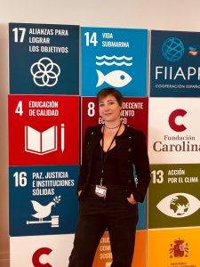 etrato de la investigadora del CEIPIL Nevia Vera durante su estancia de investigación y formación académica en Madrid, España.