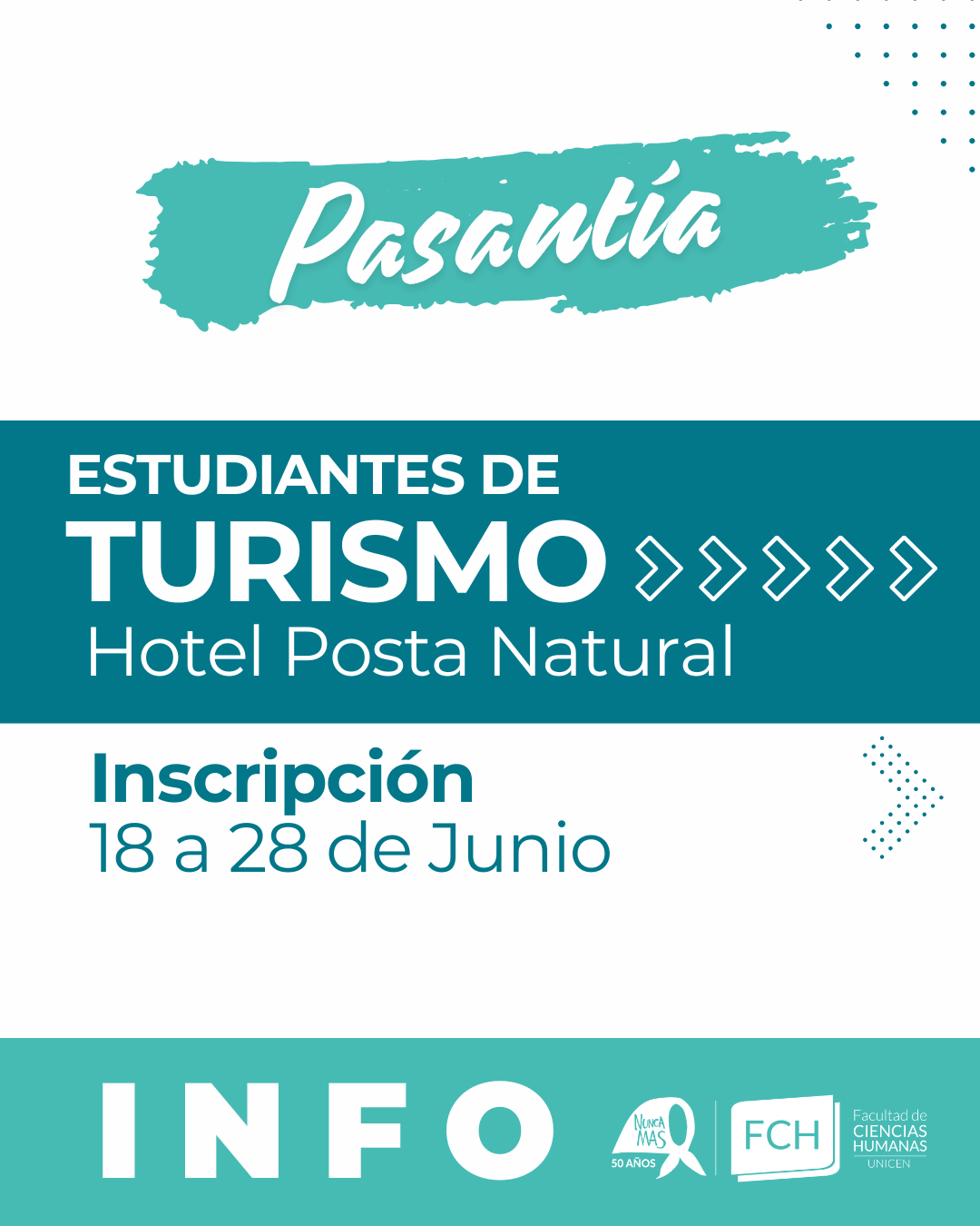 Lee más sobre el artículo Búsqueda de pasante de Turismo para el Hotel Posta Natural en Tandil