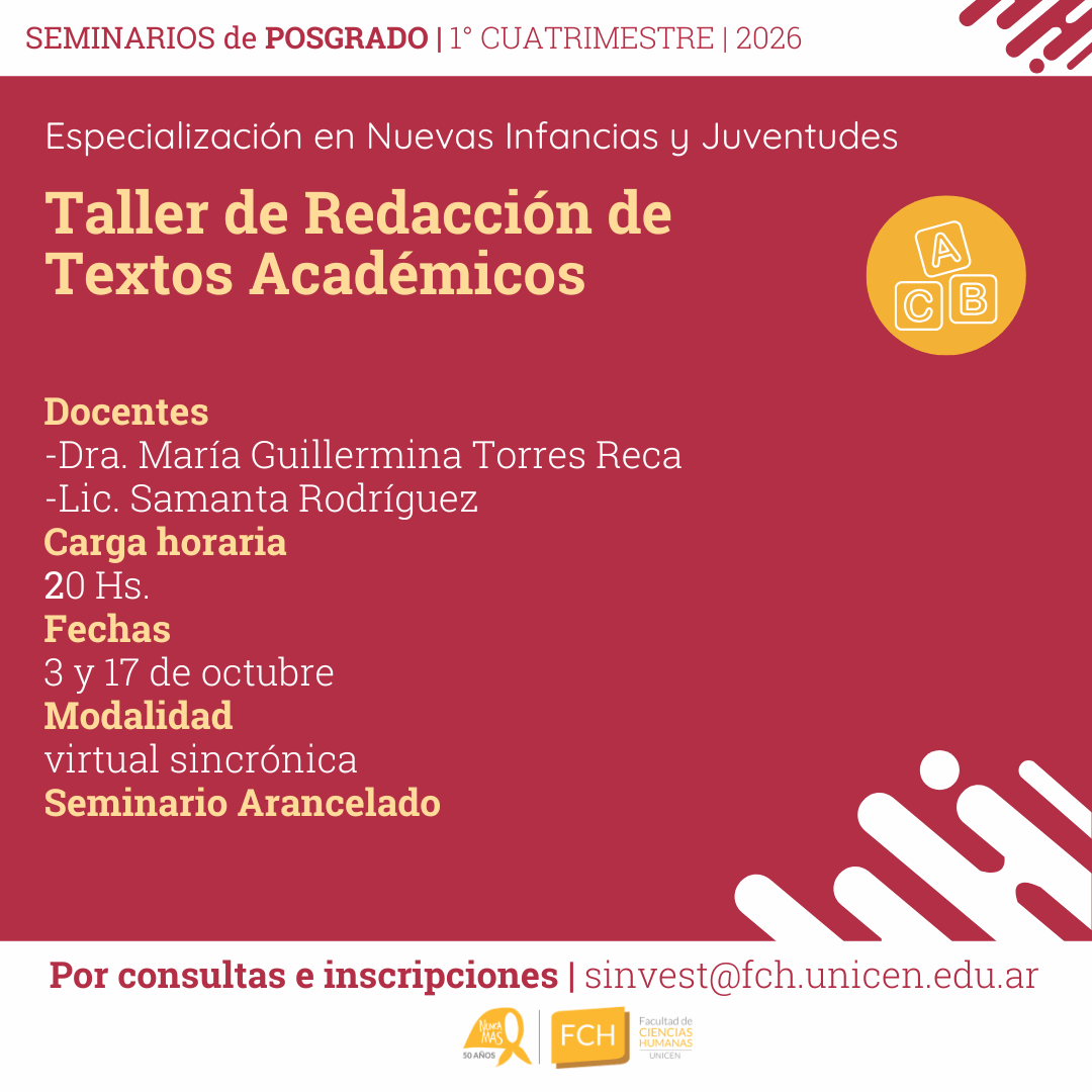 Lee más sobre el artículo Taller de Redacción de Textos Académicos