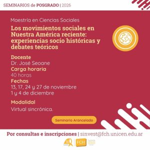 Lee más sobre el artículo Los movimientos sociales en Nuestra América reciente: experiencias socio históricas y debates teóricos