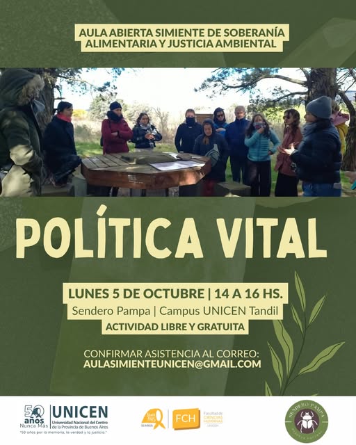 En este momento estás viendo Aula Abierta Simiente de Soberanía Alimentaria y Justicia Ambiental