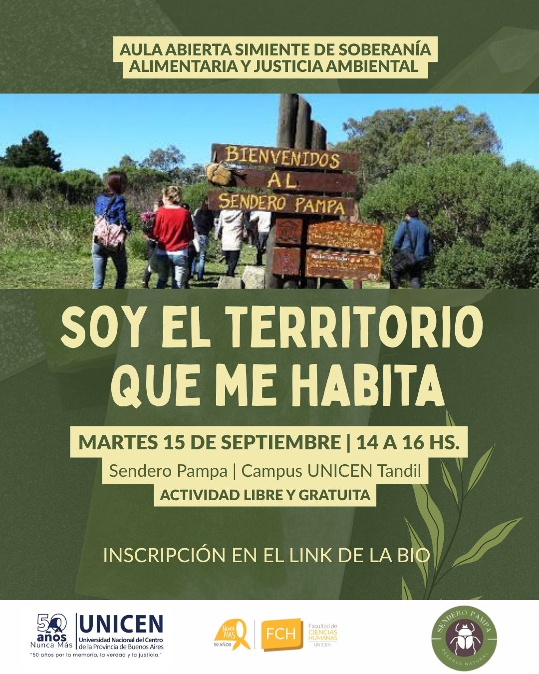 En este momento estás viendo 2º encuentro “SOY EL TERRITORIO QUE ME HABITA”