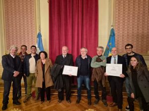 Eduardo Míguez y Ricardo Pasolini fueron reconocidos por sus trayectorias profesionales y su aporte a la comunidad