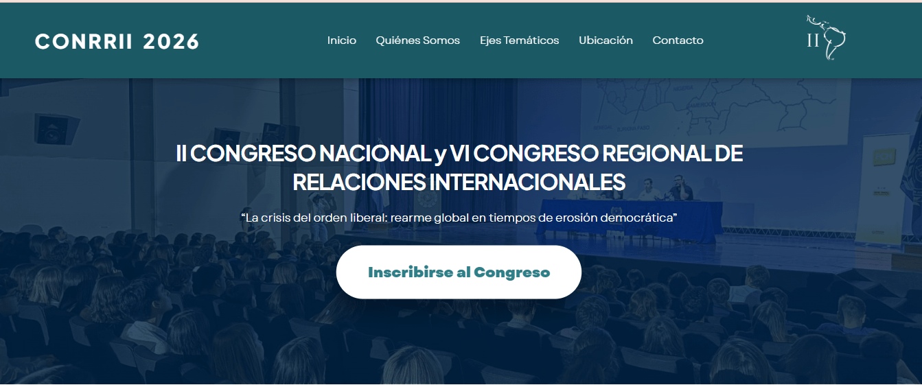 En este momento estás viendo Nueva web oficial del II Congreso Nacional y VI Regional de Relaciones Internacionales